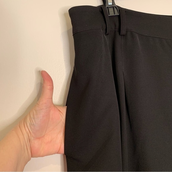 Eloquii black pleated wide leg dress pant with pockets. Size 16‎ - Picture 8 of 14